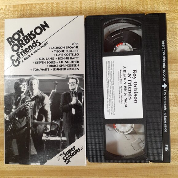 Roy Orbison and Friends A Black and White Night 1988 VHS Super Session T Bone VG - Picture 7 of 9